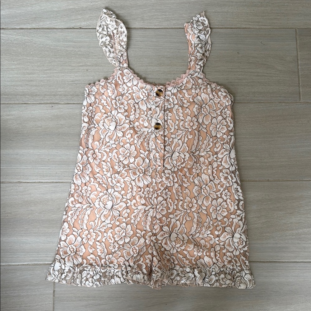 Floral Lace Romper